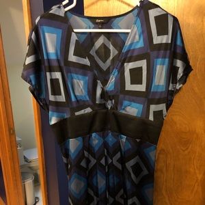 Express large dress.